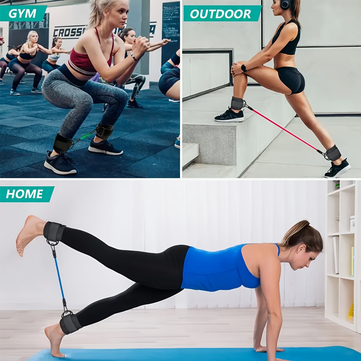 Juego de bandas de resistencia - Yoga Fitness Resistance Band reseña y precio