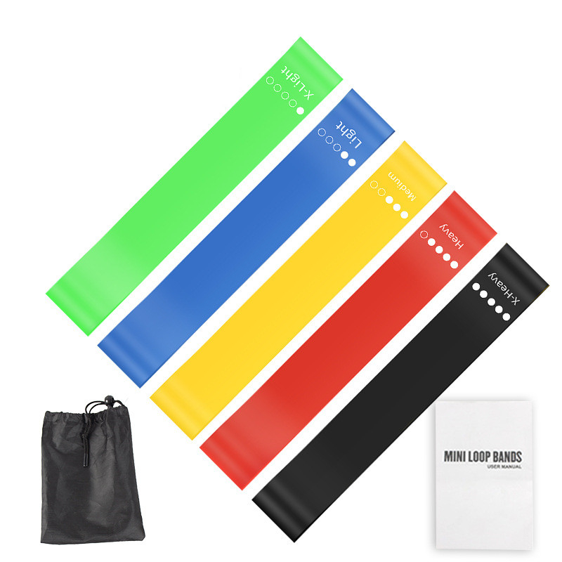 Juego de 5 Bandas de Resistenc - Yoga Fitness Resistance Band reseña y precio